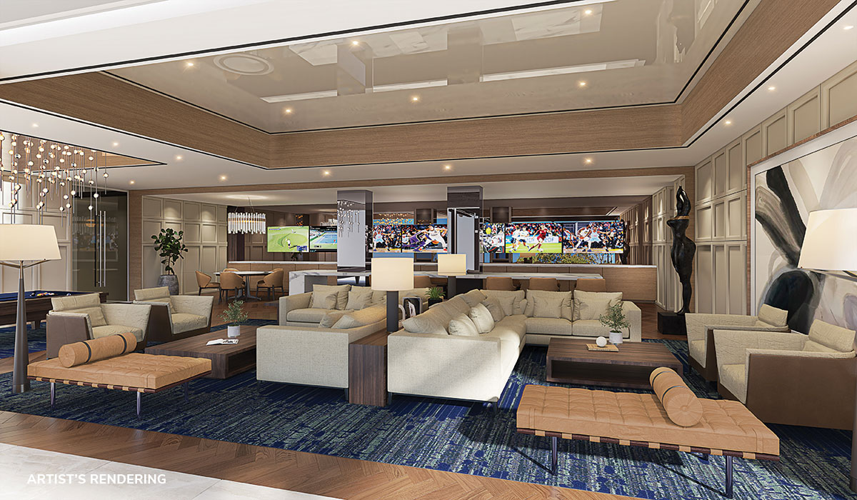 The Dillon Clubroom - Artist's Rendering