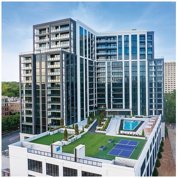 The amenity deck at dillon buckhead