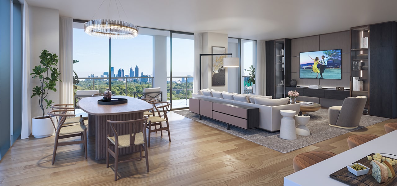 Rendering of Vista 3 at The Dillon Buckhead